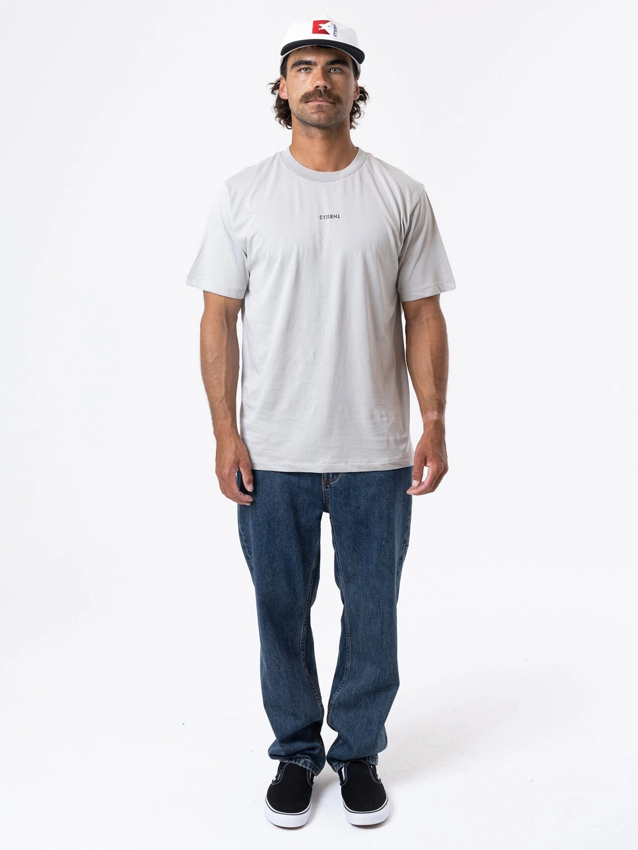 Minimal Thrills Merch Fit Tee - Oyster Grey