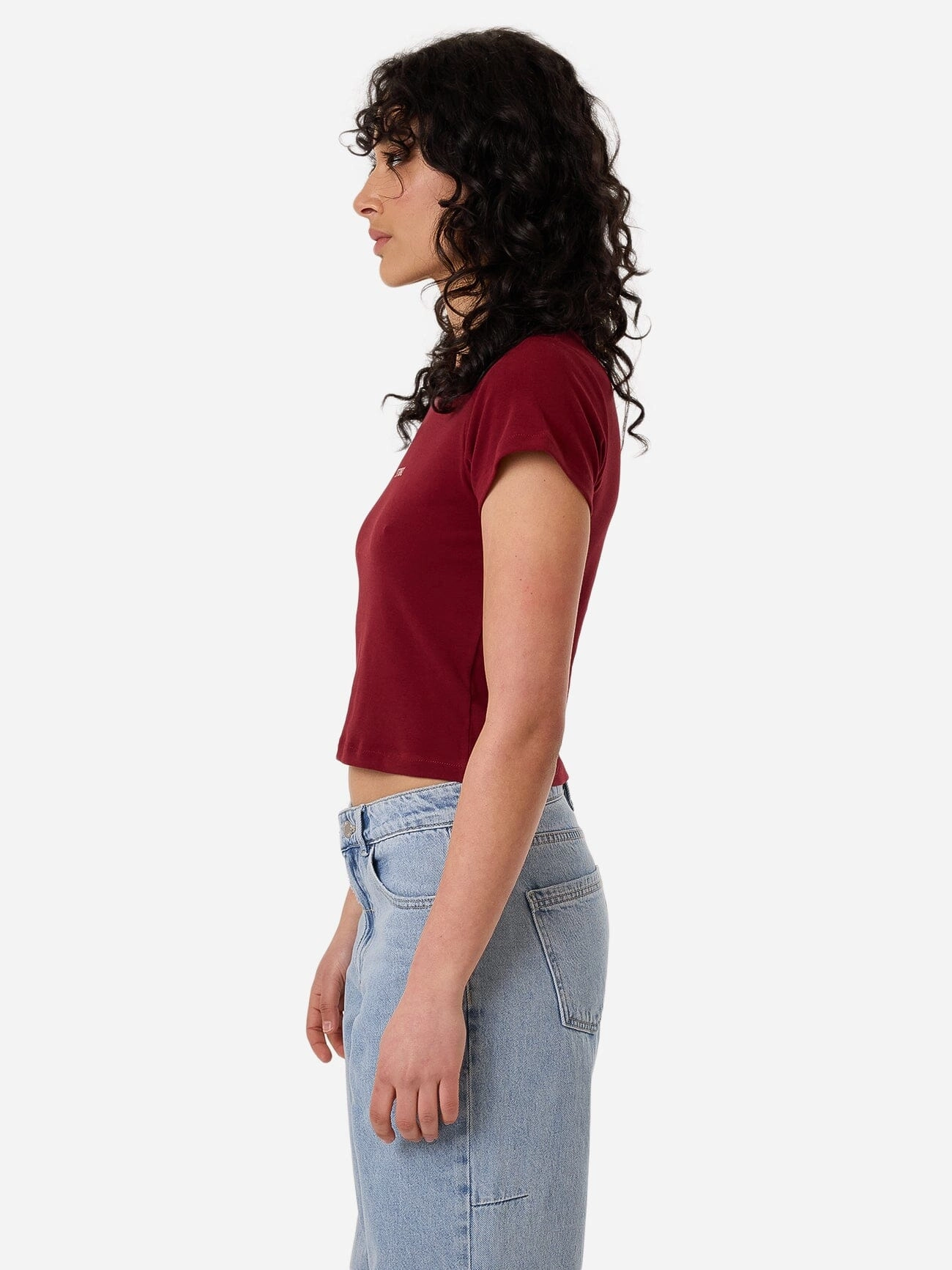 Minimal Thrills Mini Tee - Cabernet