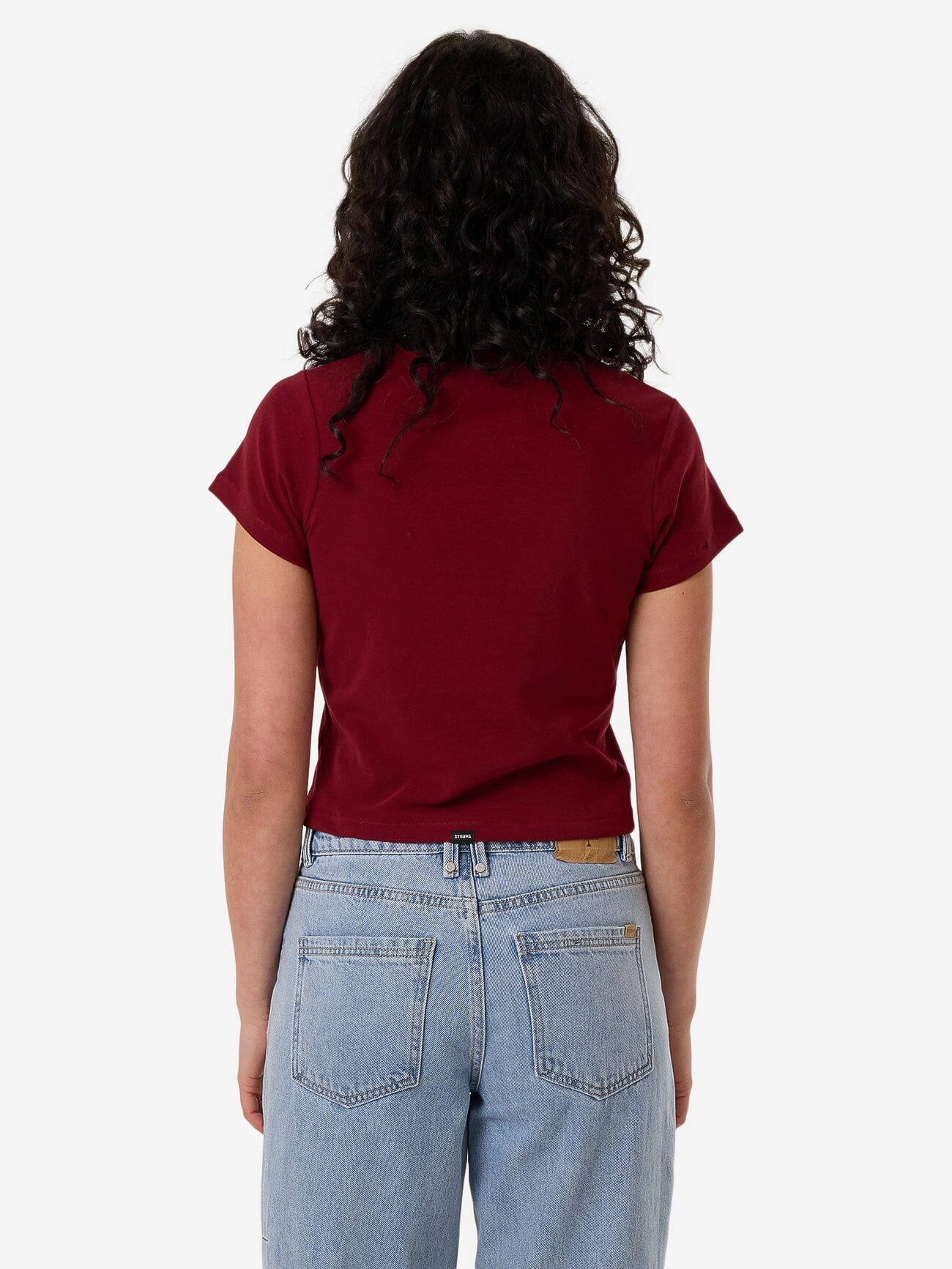 Minimal Thrills Mini Tee - Cabernet