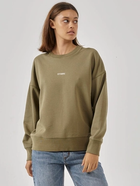 Minimal Thrills Slouch Crew - Aloe