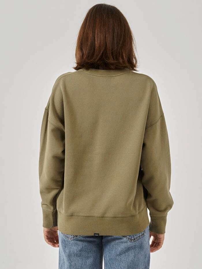 Minimal Thrills Slouch Crew - Aloe