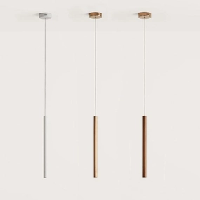 Minimalistic Metallic Rod Pendant