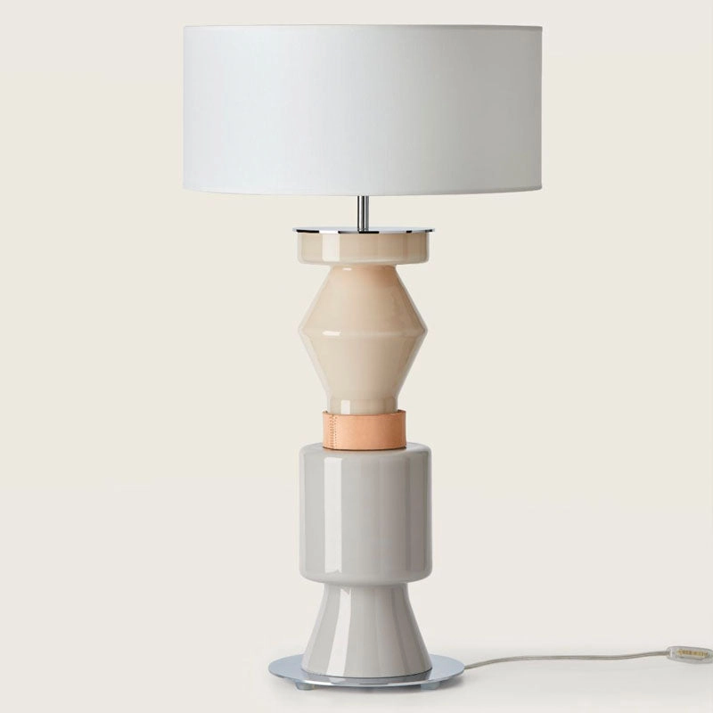 Modern Tiered Glass Lamp