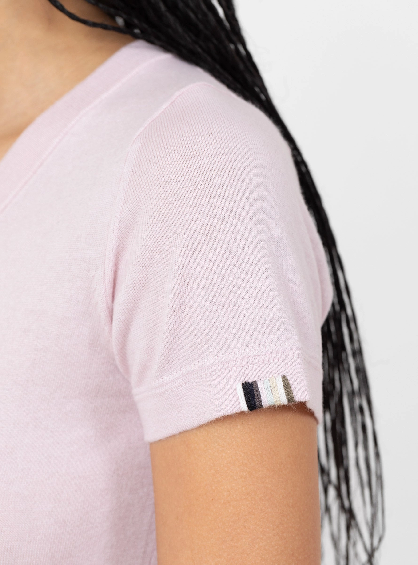 N°404 Vicky Cotton Cashmere T-Shirt Manicure