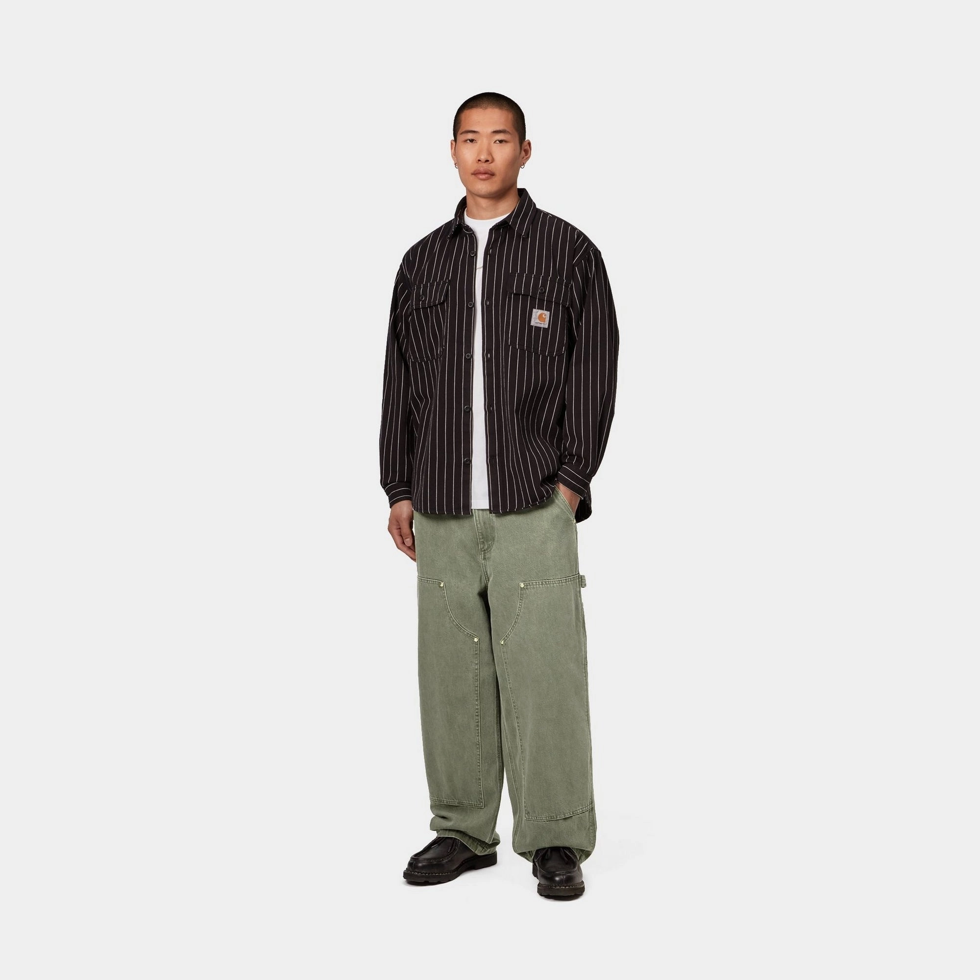 Nash OG Double Knee Pant | Army Green (enzyme bleach washed)