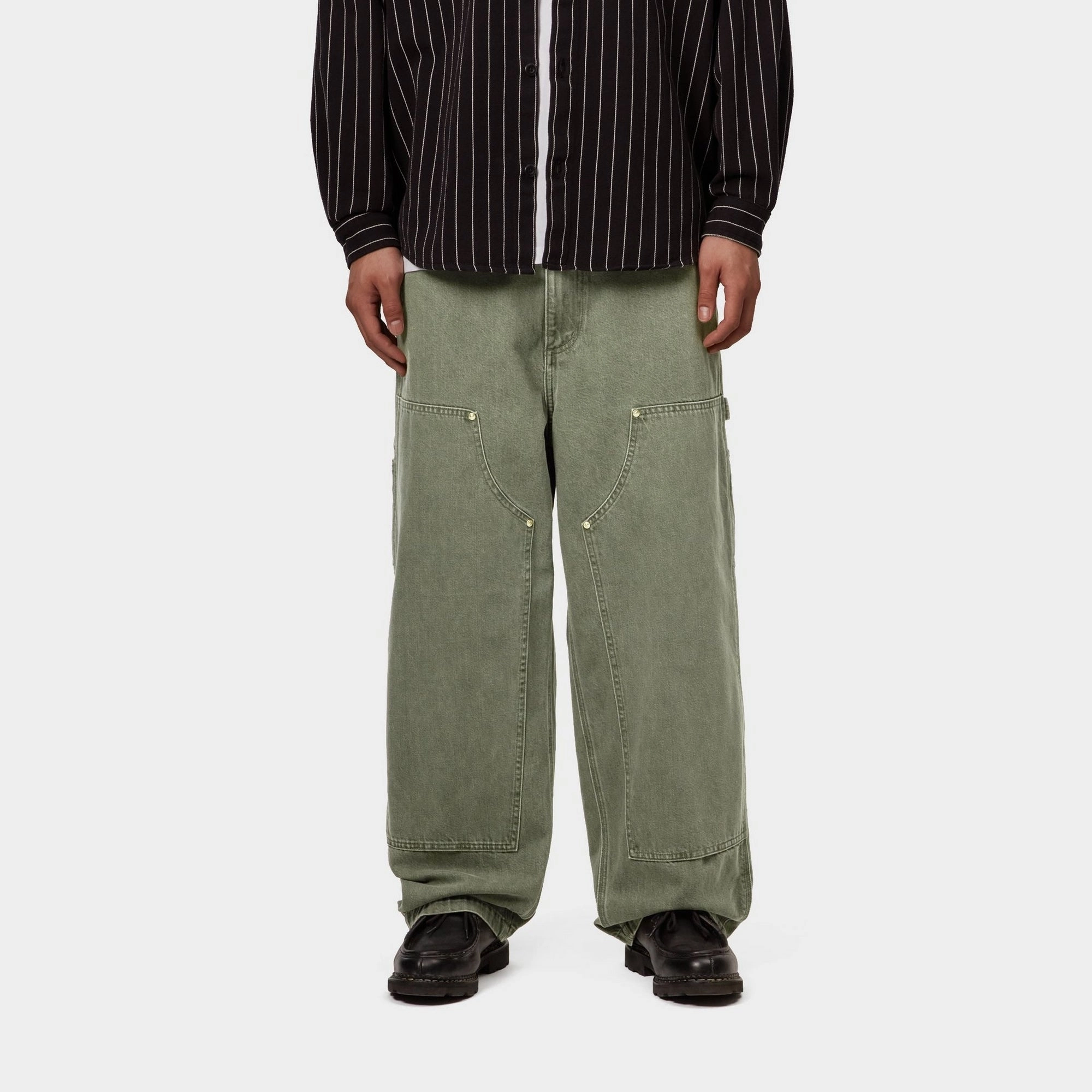 Nash OG Double Knee Pant | Army Green (enzyme bleach washed)