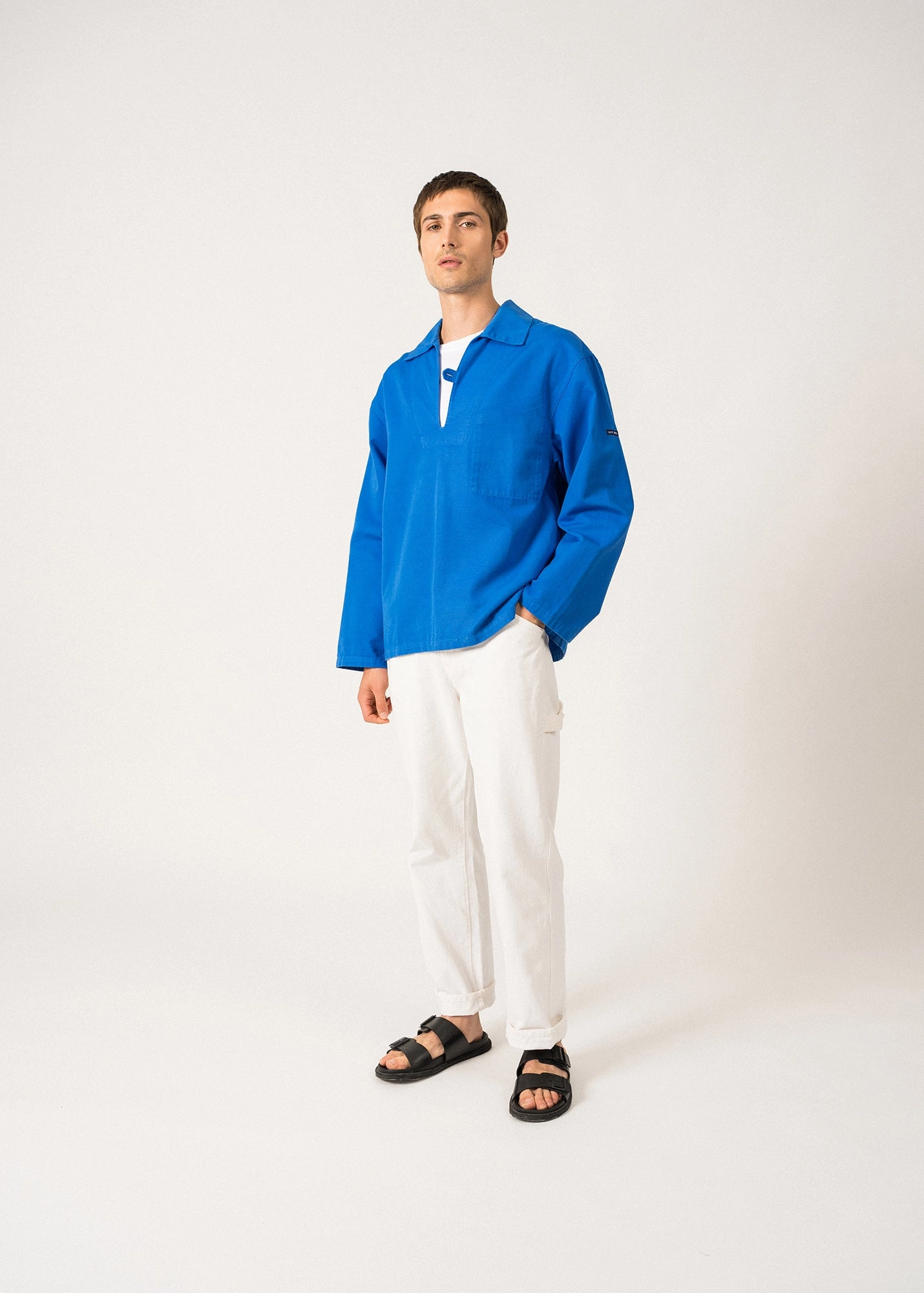 NEMO II - French Sailor Jacket | Cotton Canvas | Unisex Fit (MER BLUE)