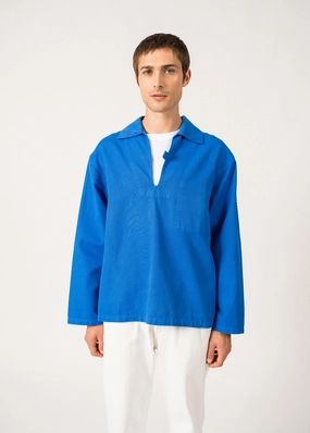 NEMO II - French Sailor Jacket | Cotton Canvas | Unisex Fit (MER BLUE)
