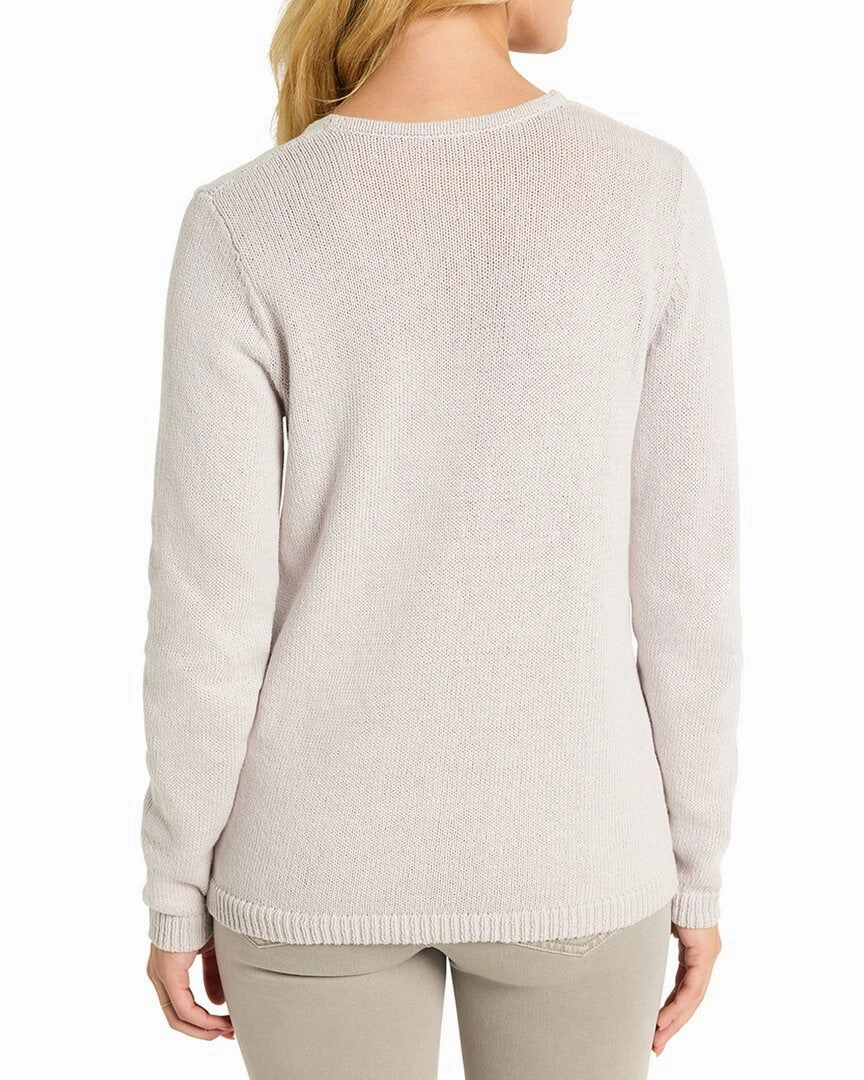 NIC   ZOE Cotton Cord Soft V-Neck Sweater