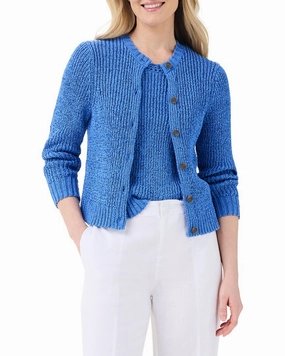 NIC ZOE Tape Yarn Button Cardigan