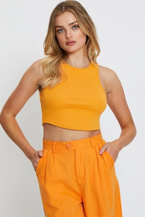 Orange Crop Top