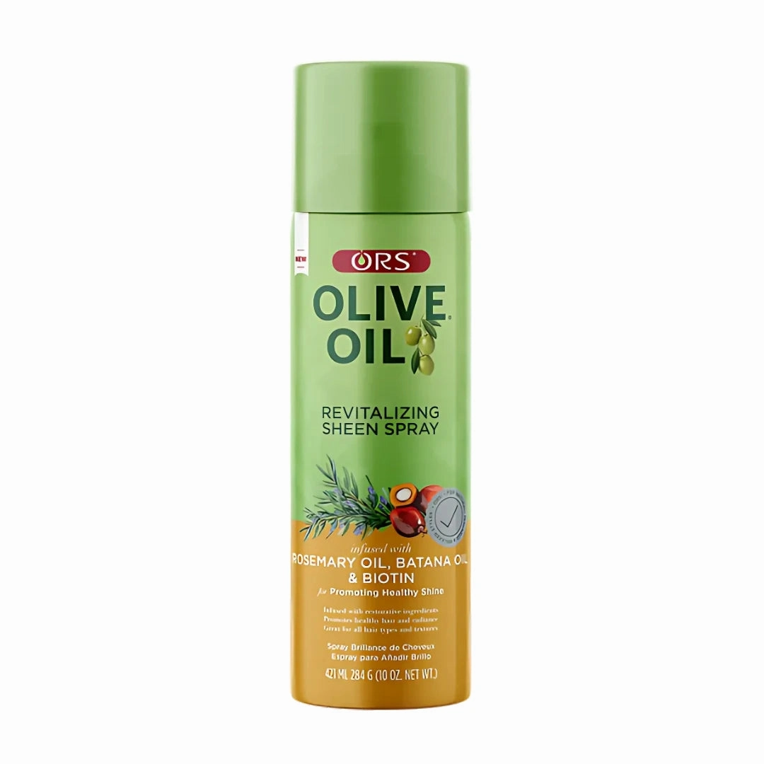 ORS Olive Oil Revitalizing Sheen Spray Infused with Rosemary Oil. Batana Oil & Biotin - 10 oz