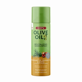 ORS Olive Oil Revitalizing Sheen Spray Infused with Rosemary Oil. Batana Oil & Biotin - 10 oz