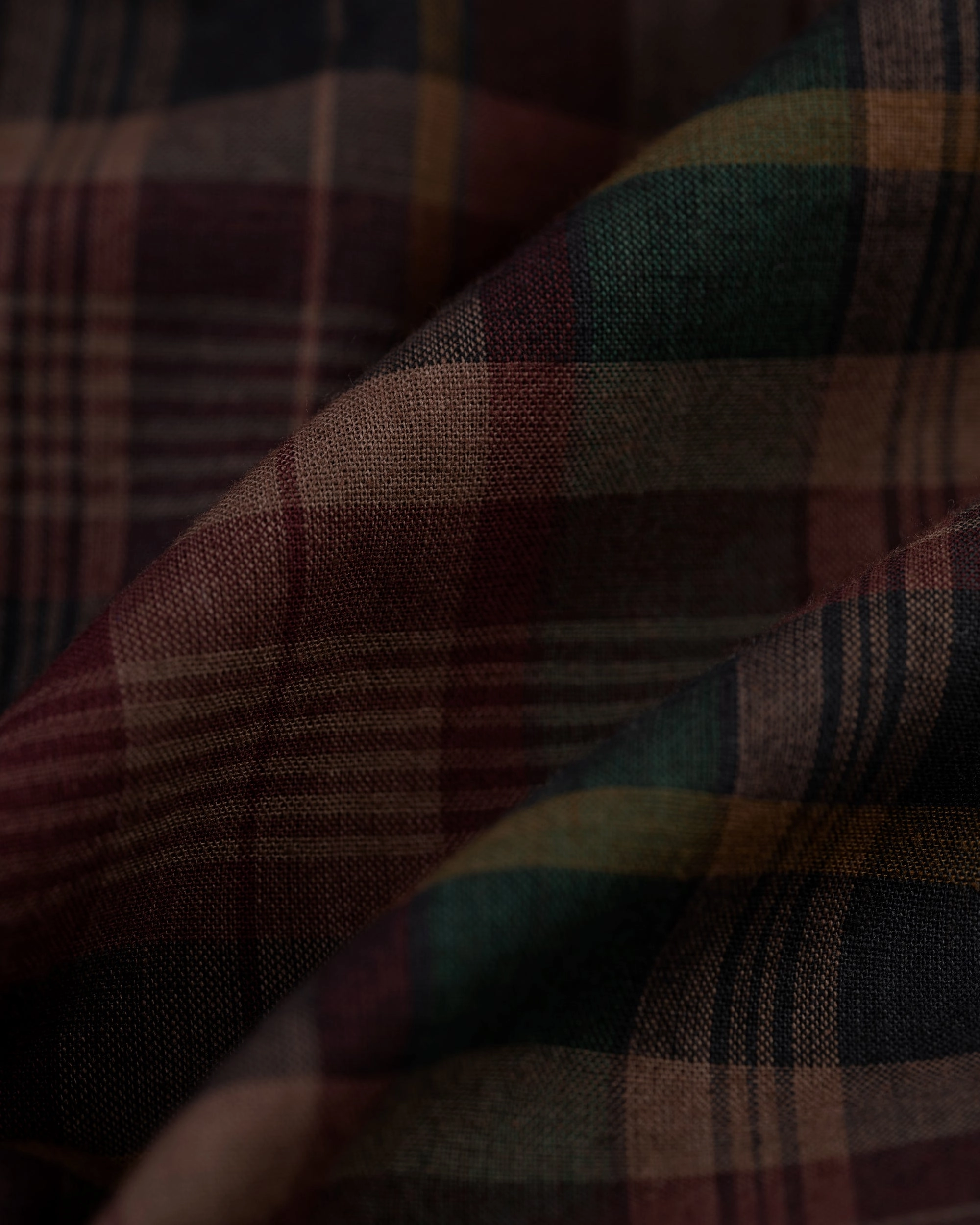 OVERDYED COTTON MADRAS SPORT COAT