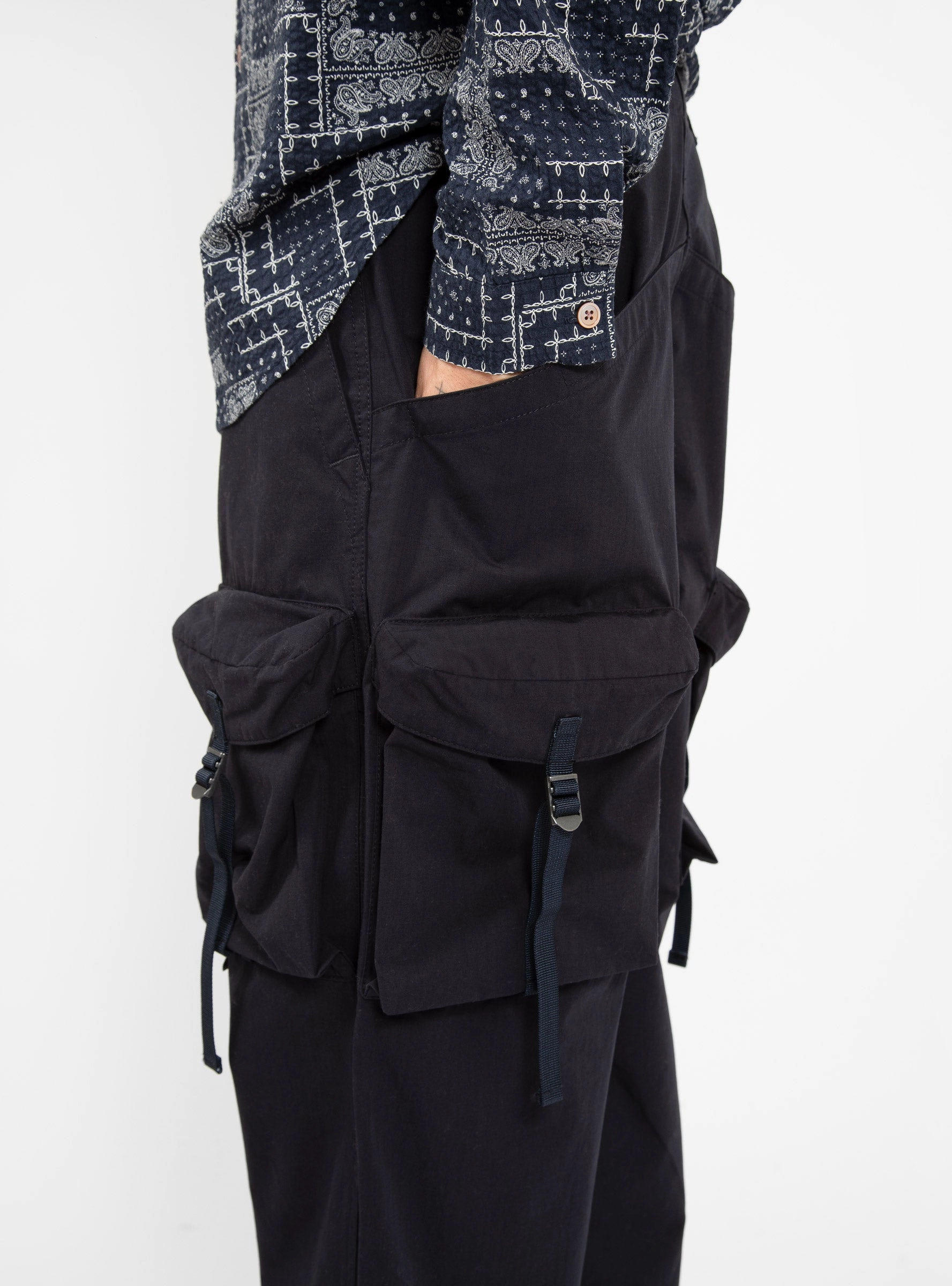 Paisley Easy Shirt Navy