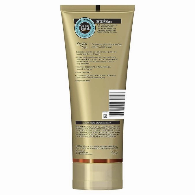 Pantene Gold Series Moisture Boost Conditioner with Argan Oil- (Choose Size)