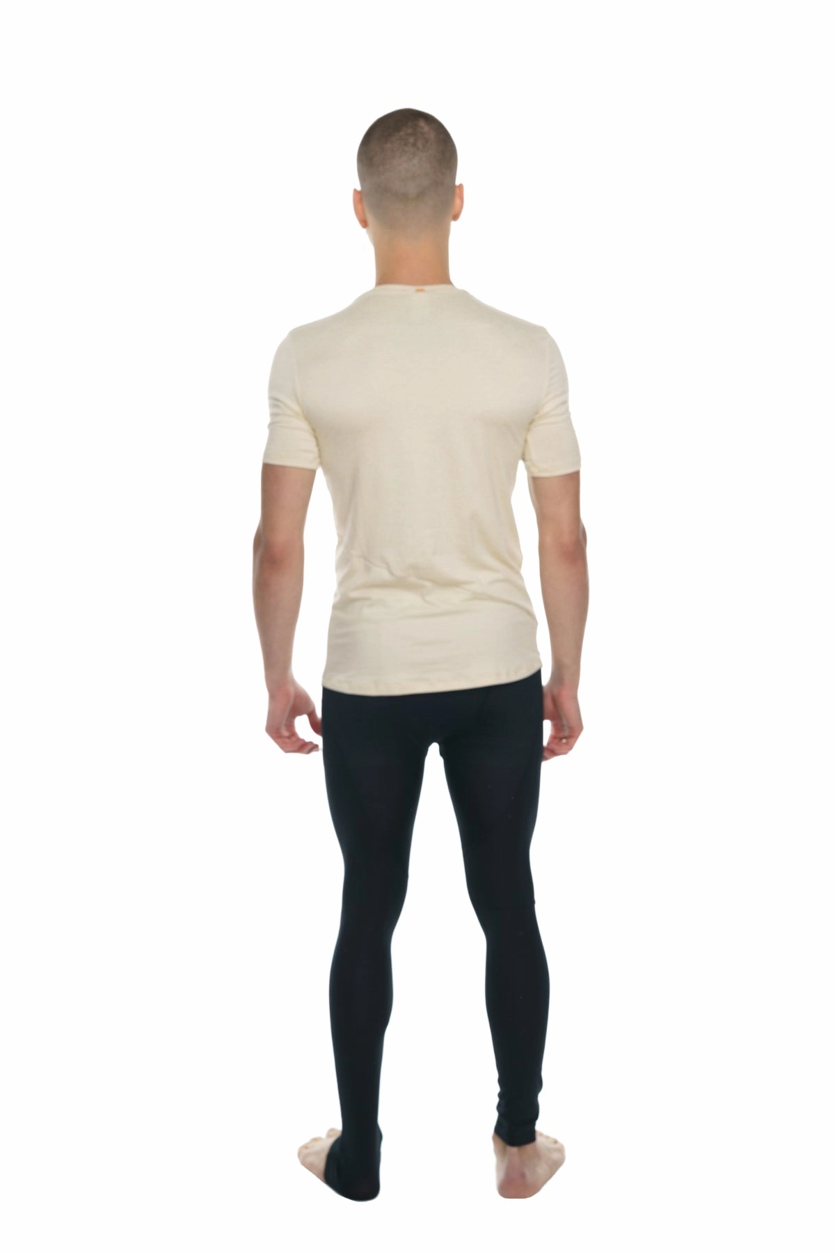 Perfect Pocket Crew-Neck Tee (Sand Beige)