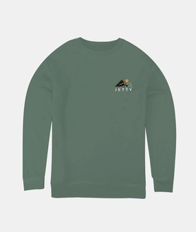 Pinnacle Crewneck - Forest Green