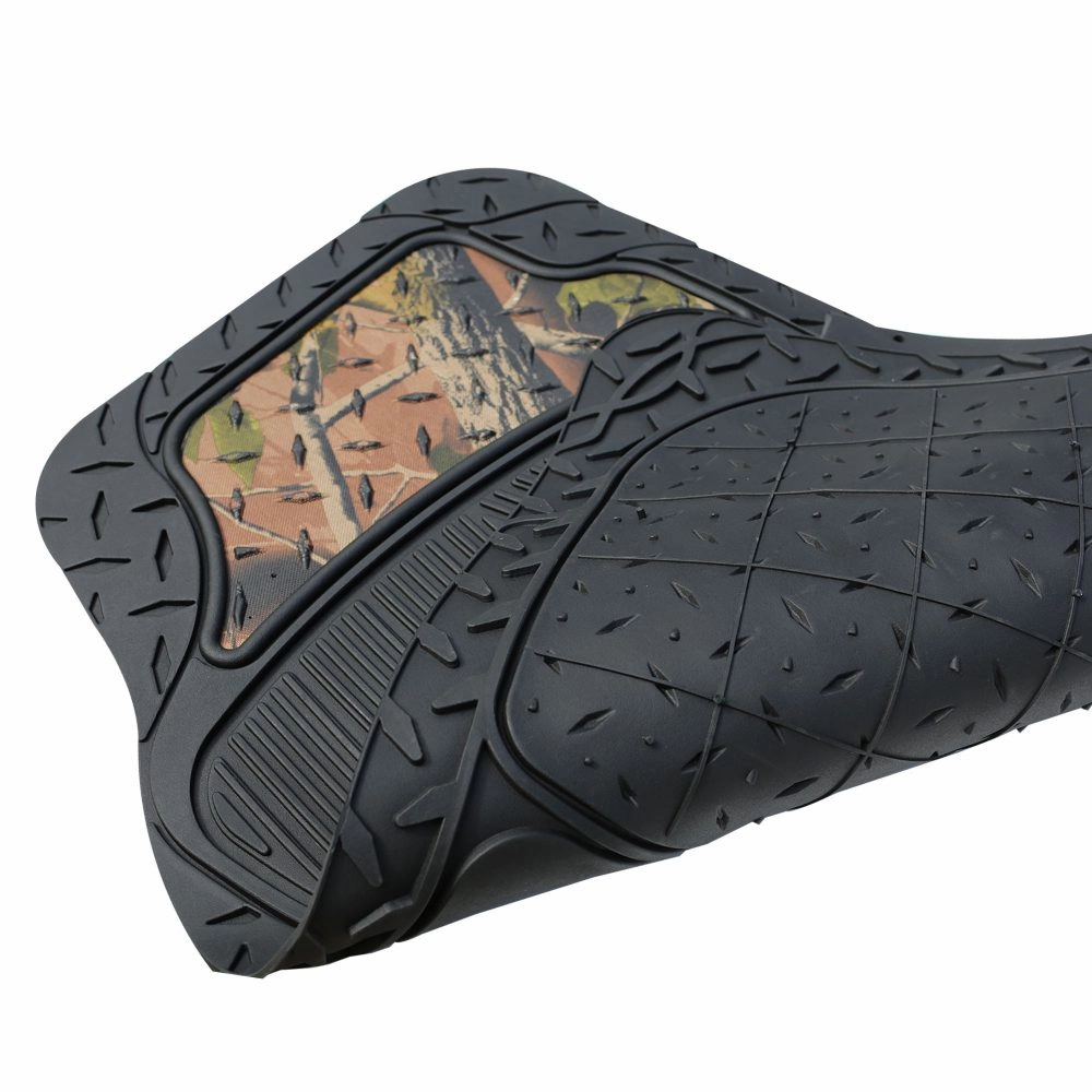 Premium Trimmable ClimaProof Autumn Camo Non-Slip Rubber Floor Mats - Full Set Dark Camo