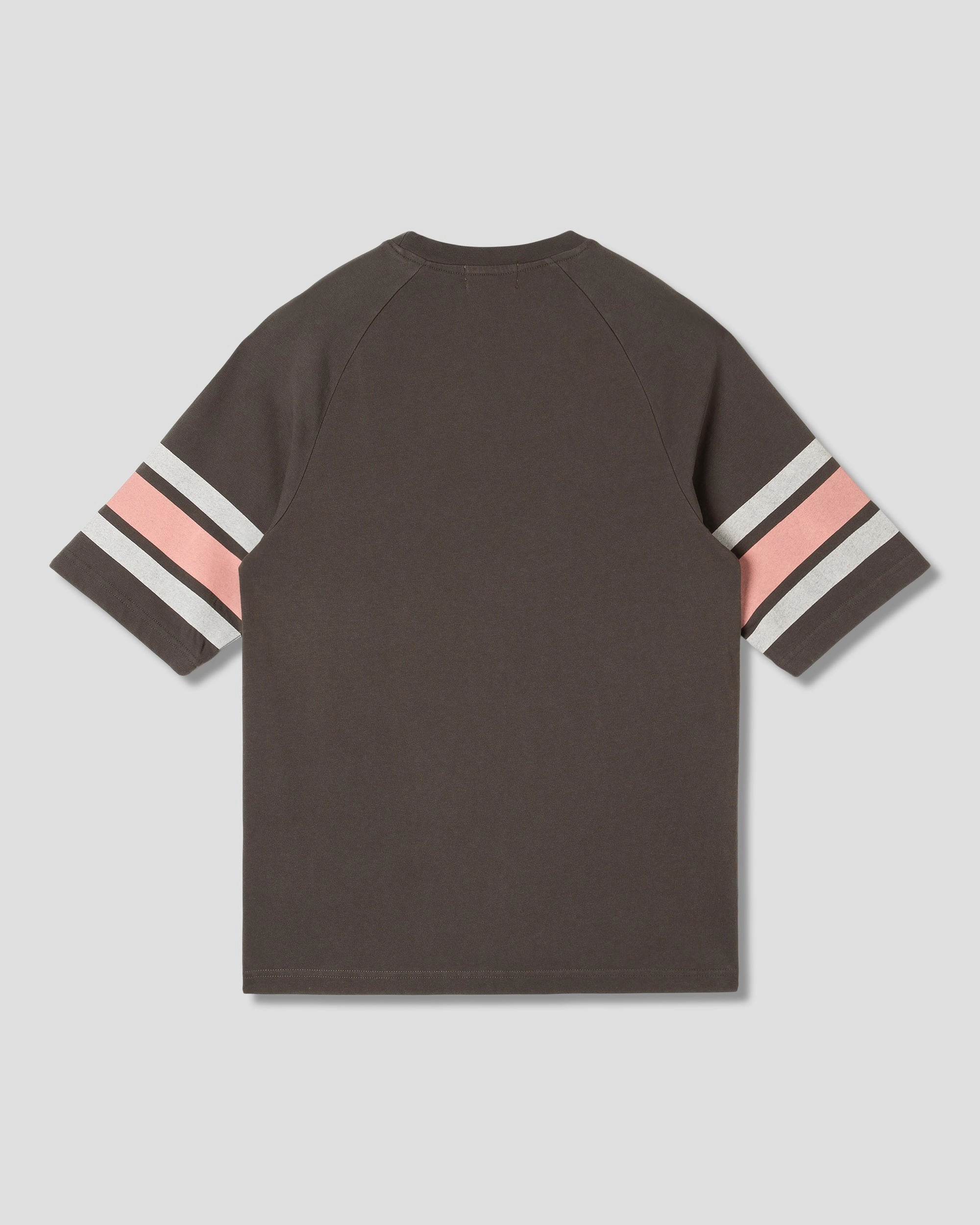 Raglan Stripe Tee (Washed Black)