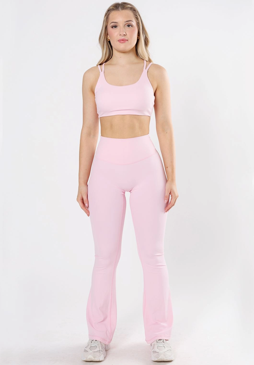 RecStretch™ Original Sculptseam® Plus Essential Flare Legging 31" Pink Opal