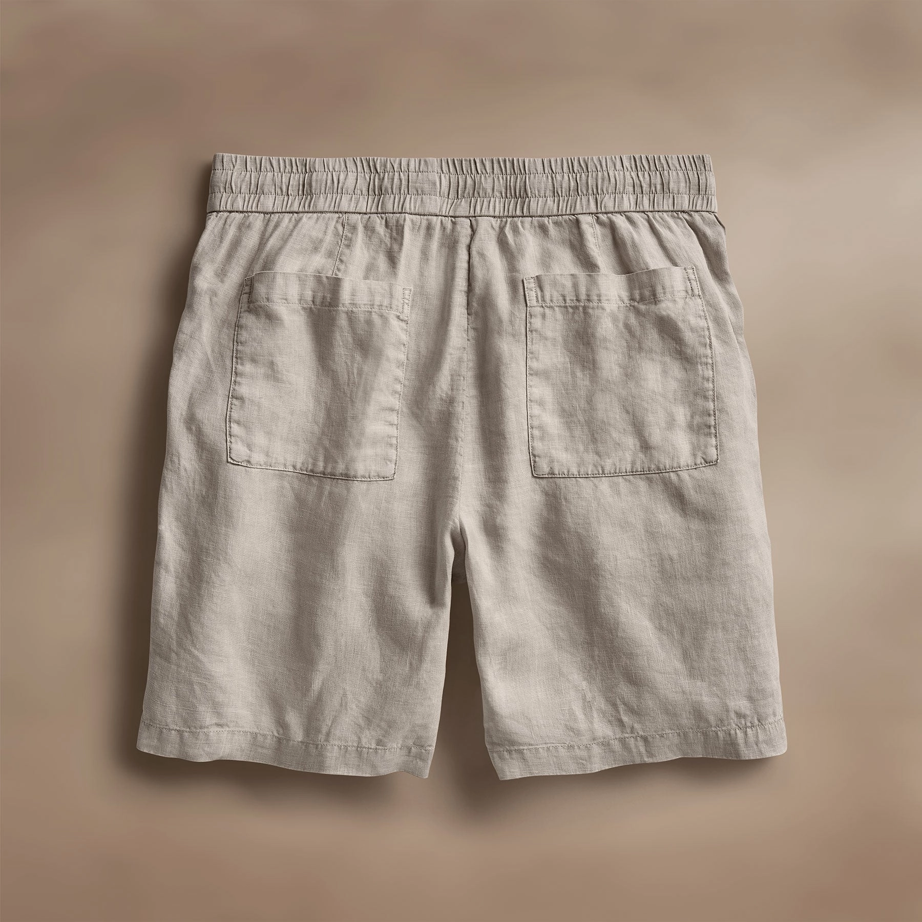 Relaxed Fit Linen Short - Salt Pigment