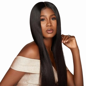 Rio 100% Unprocessed Human Hair 13X6 Frontal Free-Parting Wig- Straight (Choose Length)