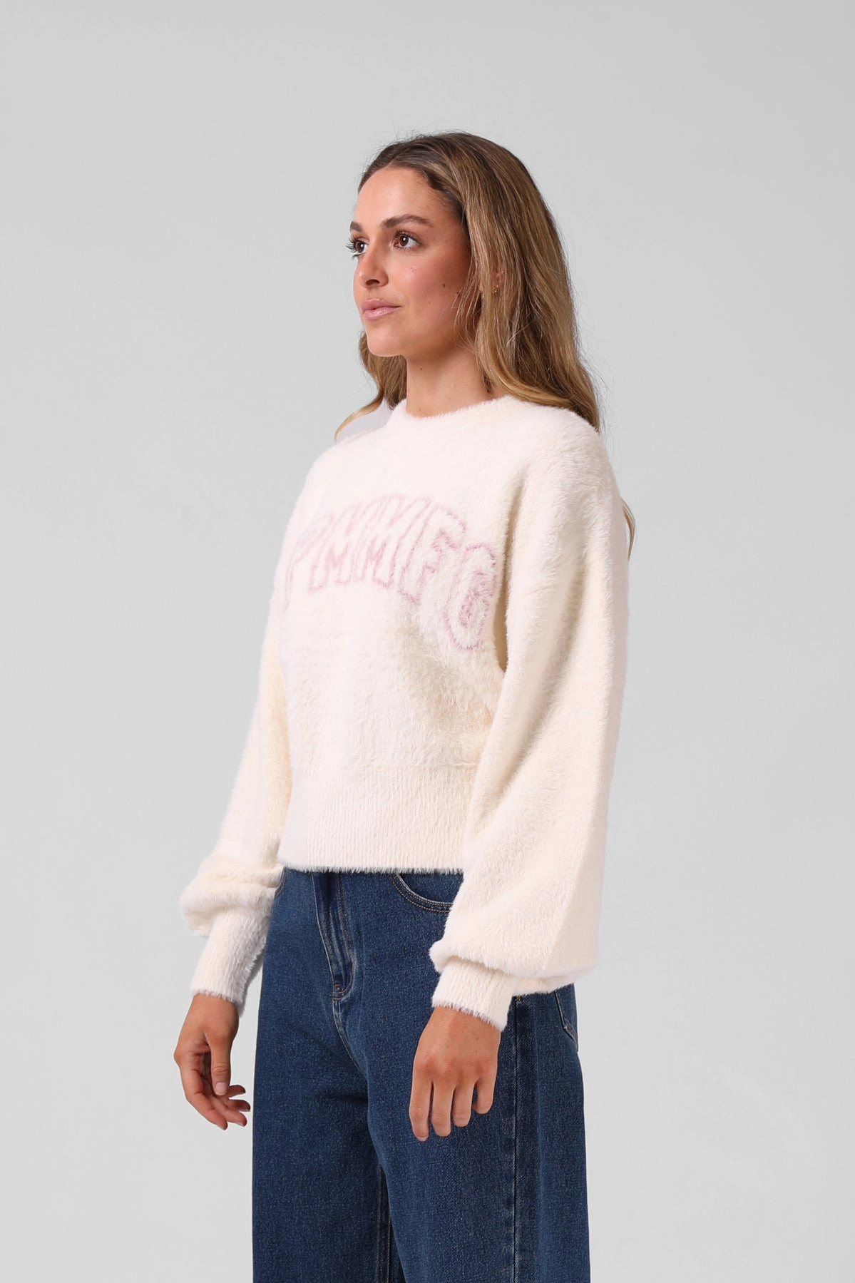 RPM Bella Fluffy Knit Cream