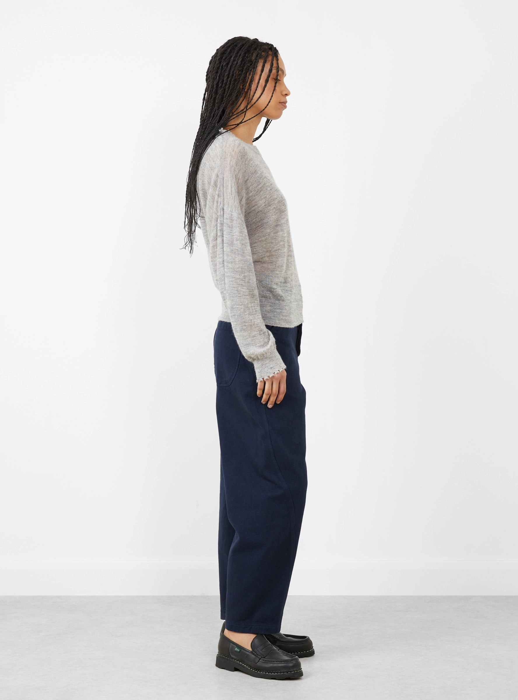 Rybala Knit Jumper Heather Grey