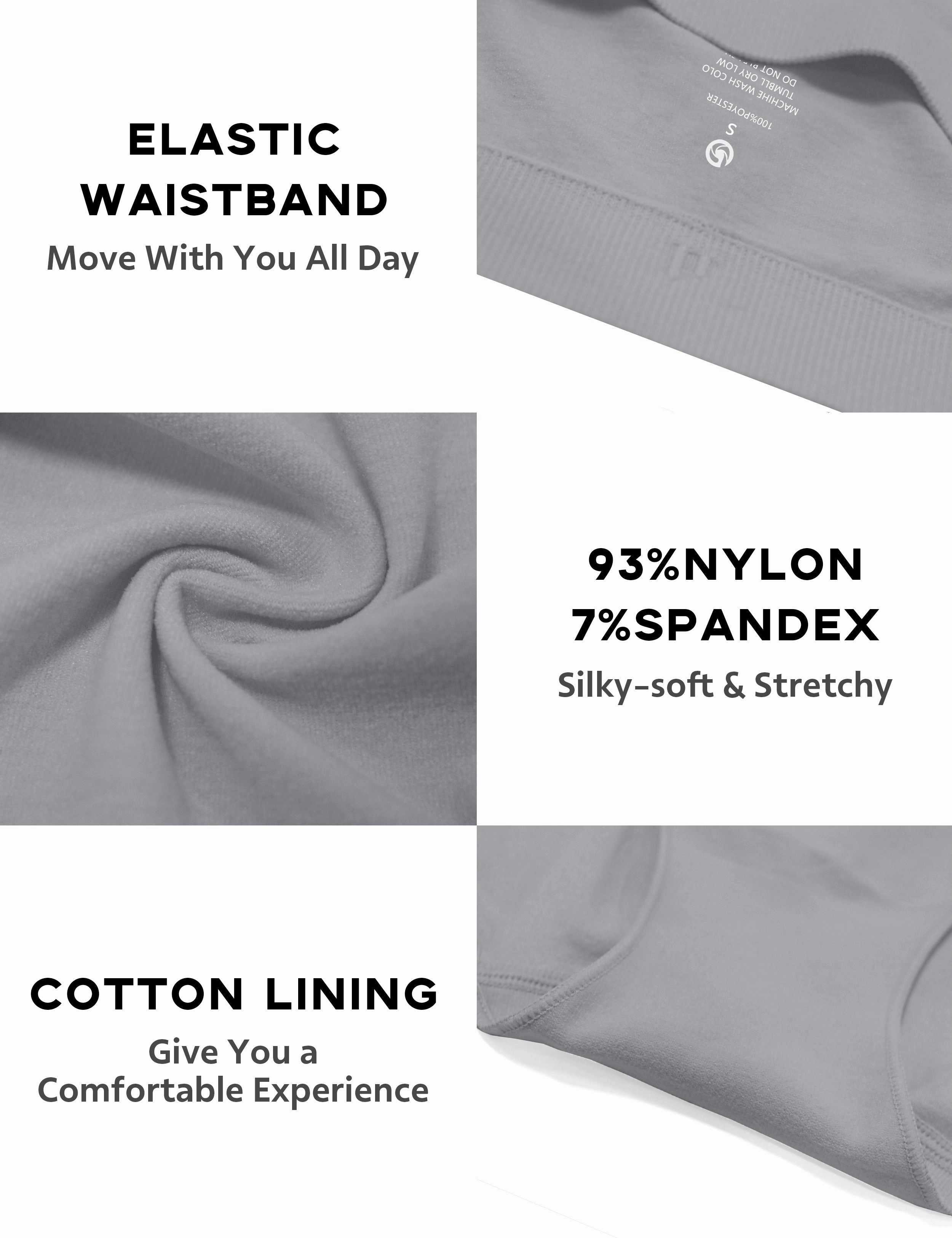 Seamless Sports Bikini Underwear gray_Gym