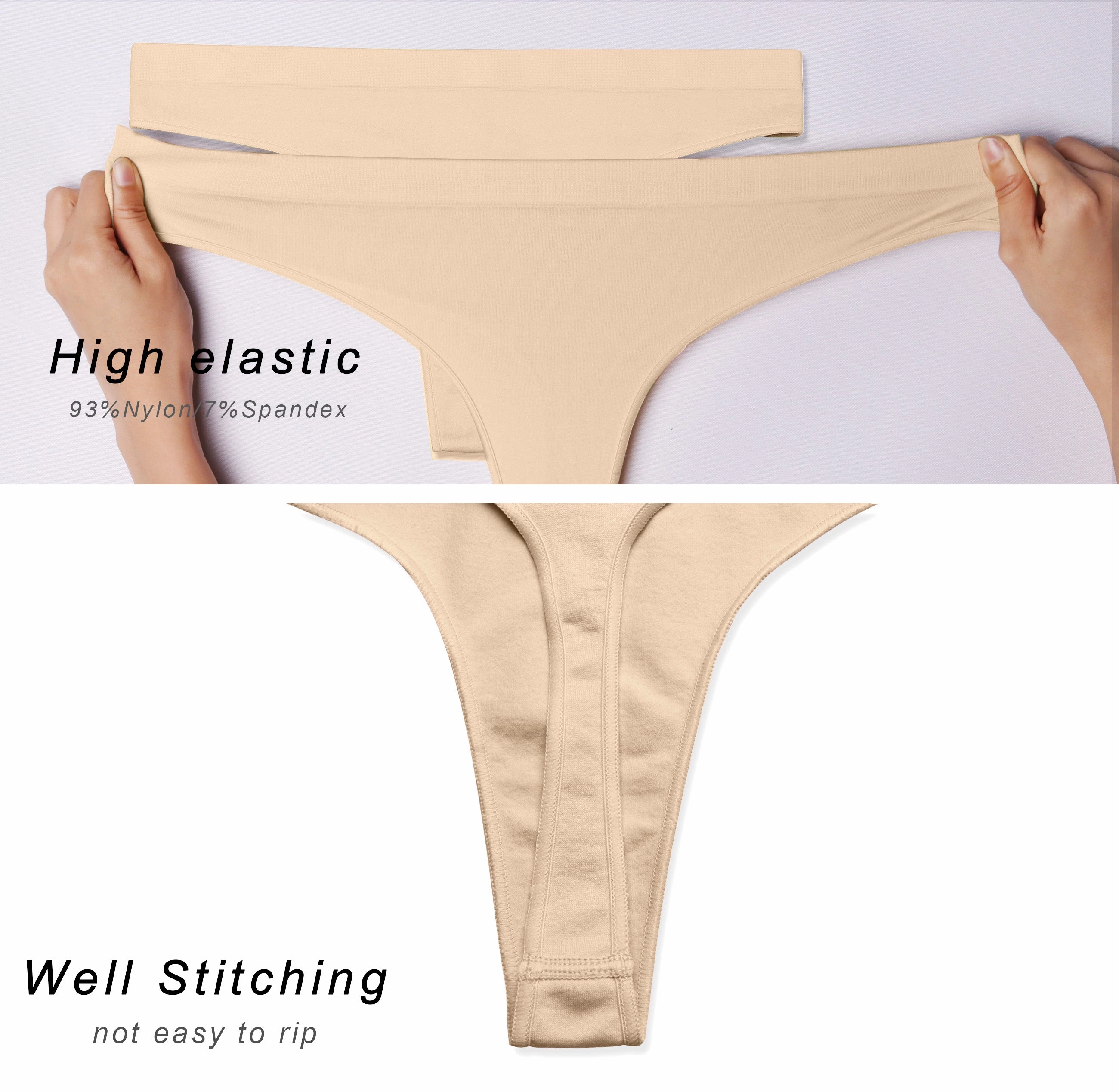 Seamless Sports Thongs Underwear skin ins_Gym