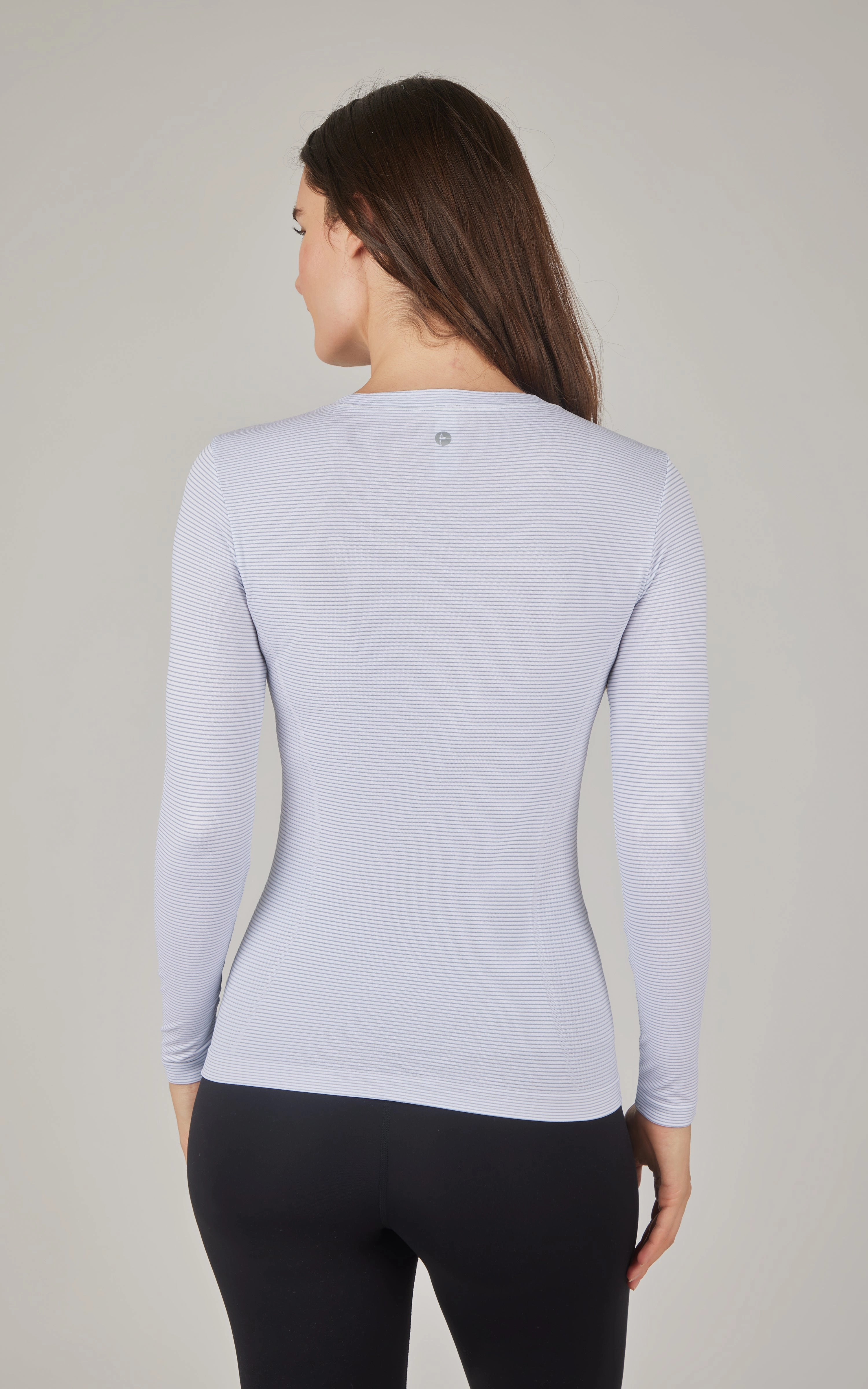 Seamless Stripe Long Sleeve Top