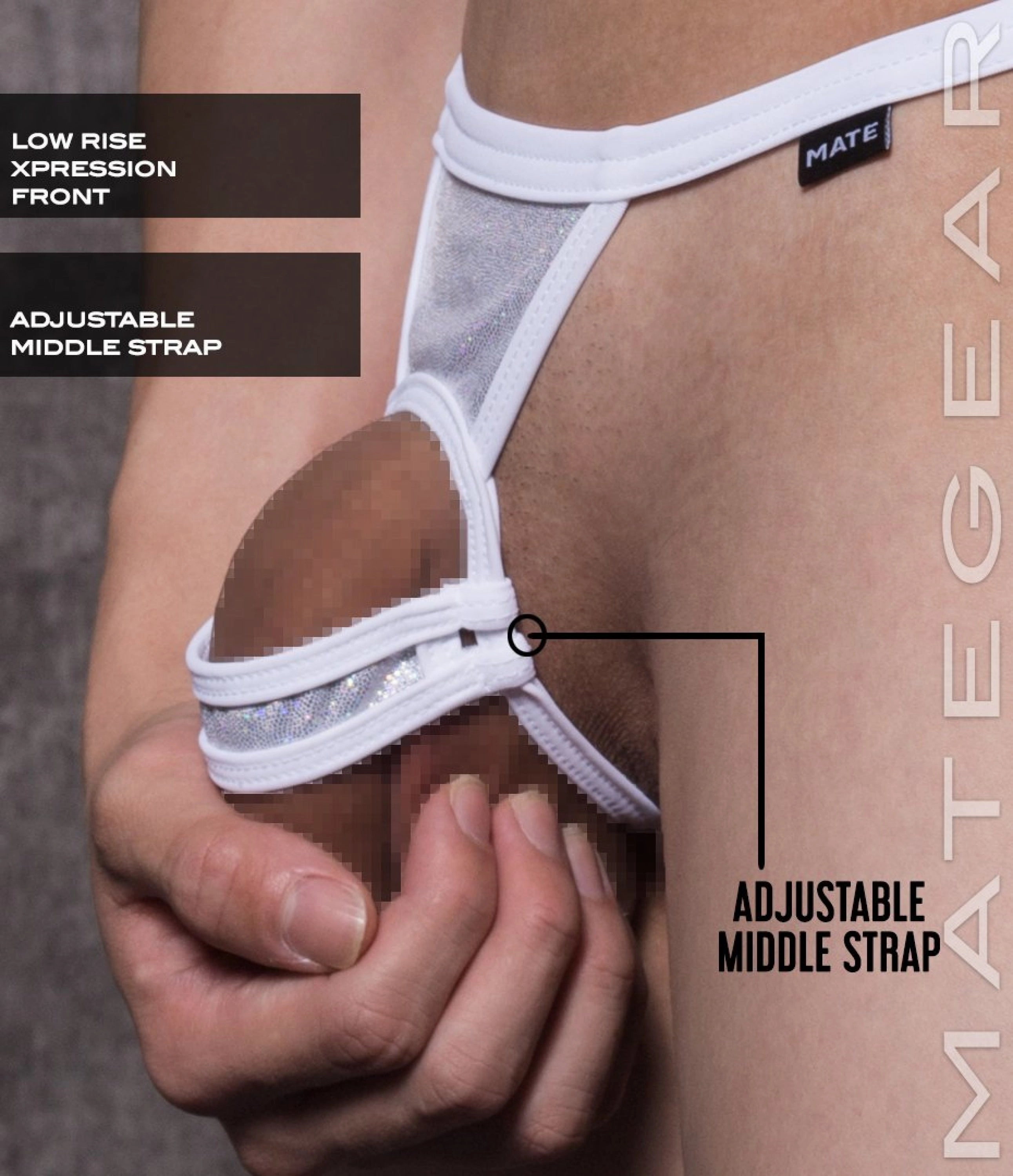 Sexy Men's Underwear Xpression Ultra G - Kae Jung (Adjustable Strap Front)