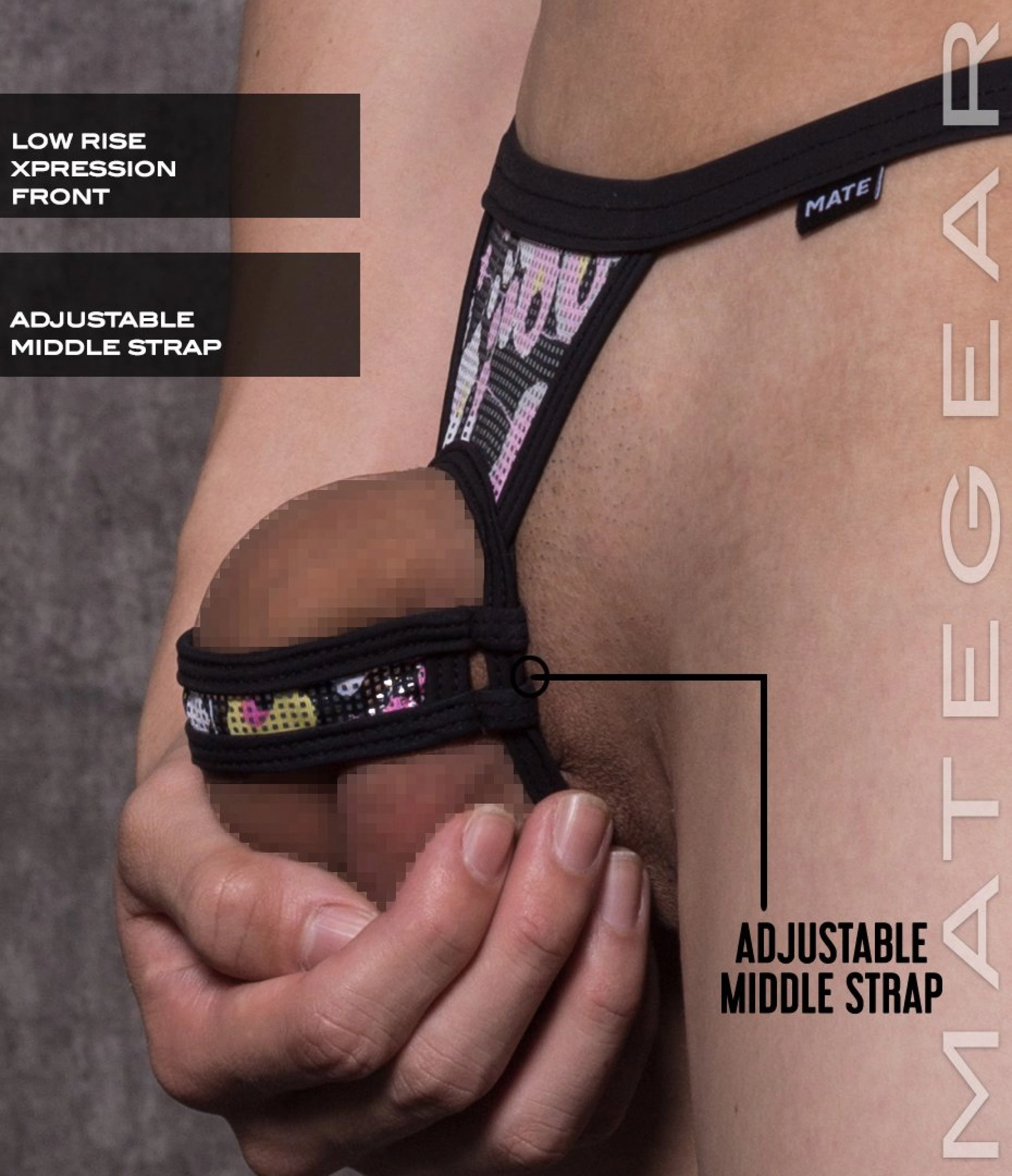 Sexy Men's Underwear Xpression Ultra G - Kae Jung (Adjustable Strap Front)