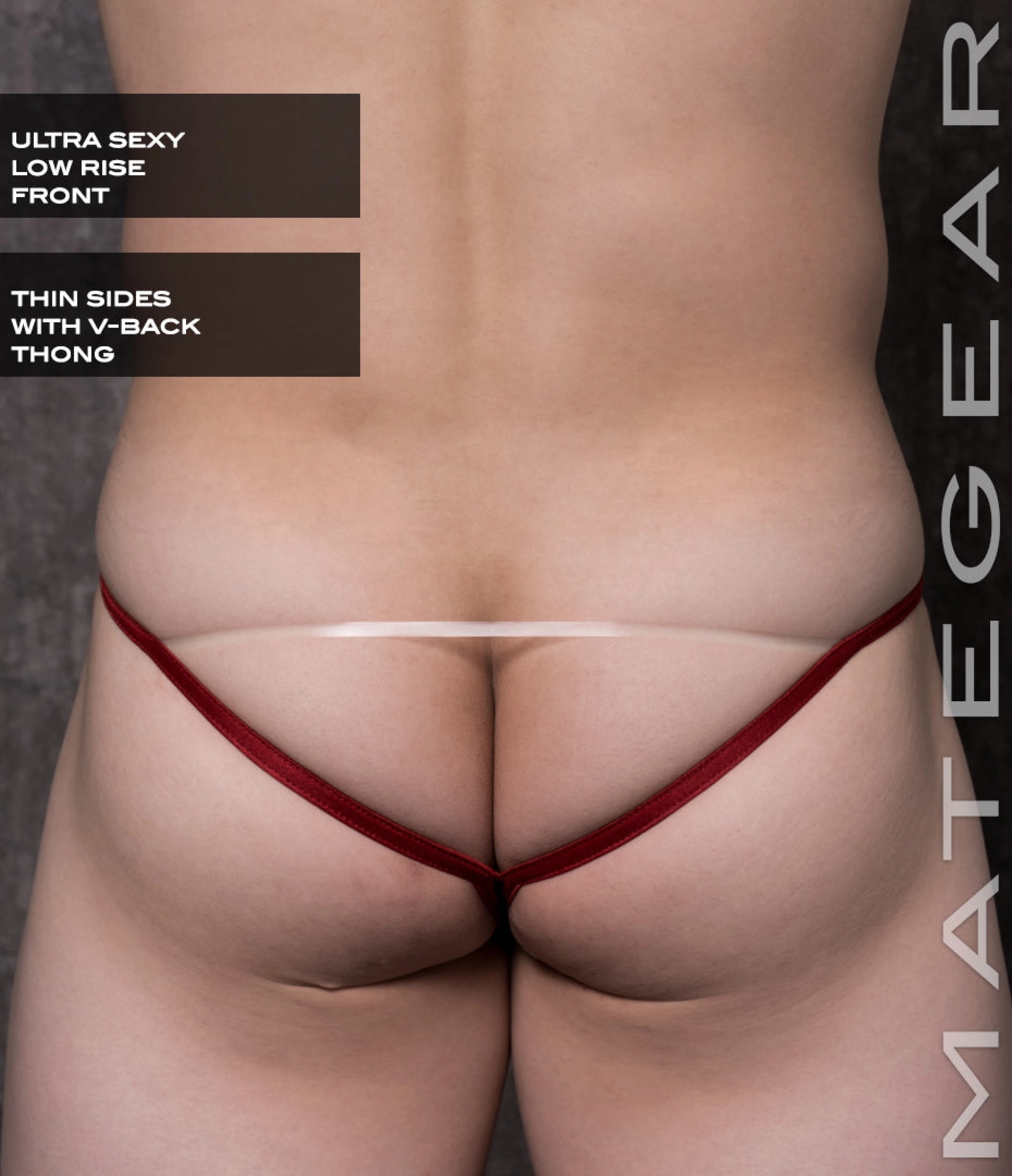 Sexy Mens Swimwear Extremely Sexy Mini V-Back Thong - Je Eun