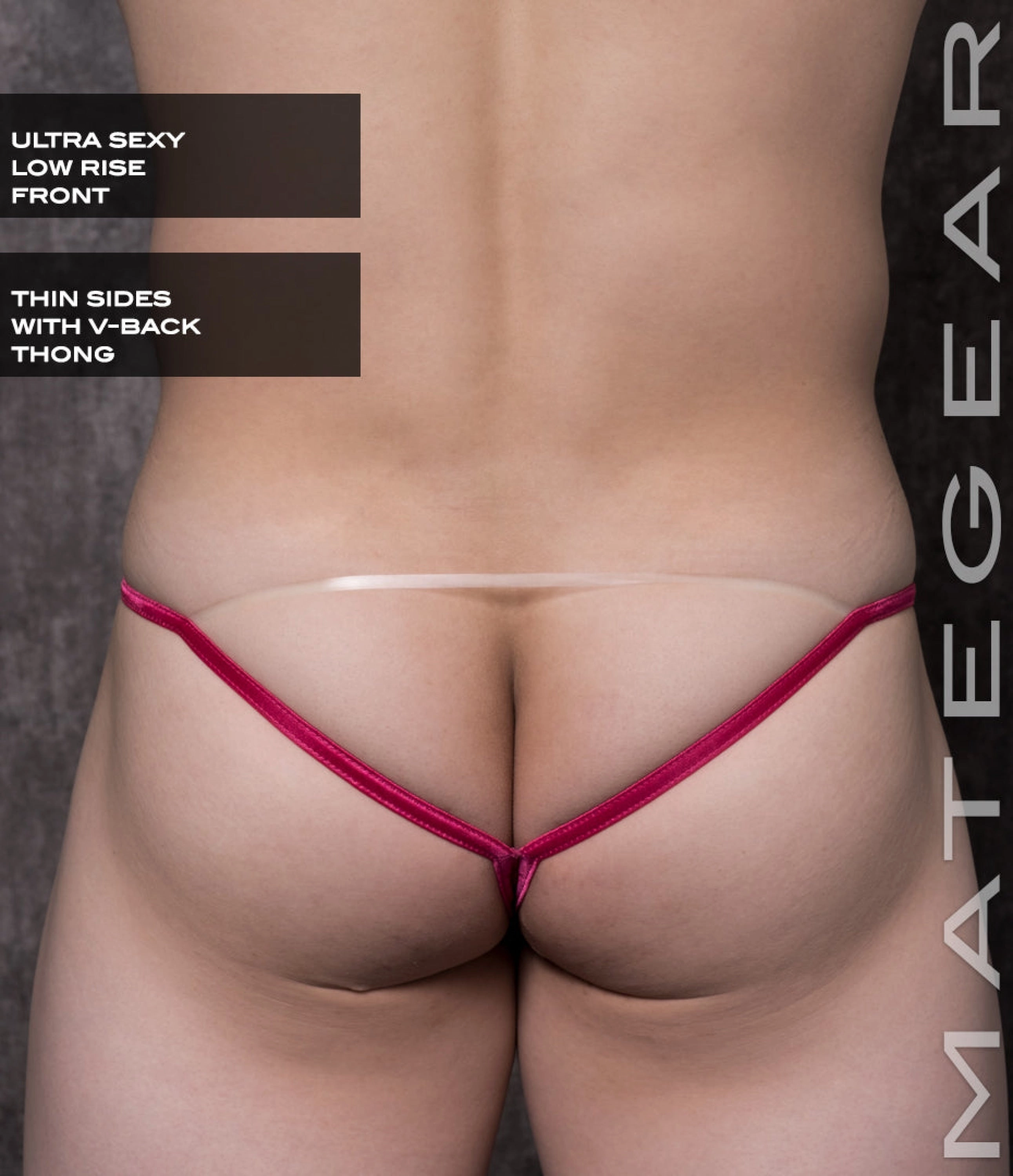 Sexy Mens Swimwear Extremely Sexy Mini V-Back Thong - Je Eun