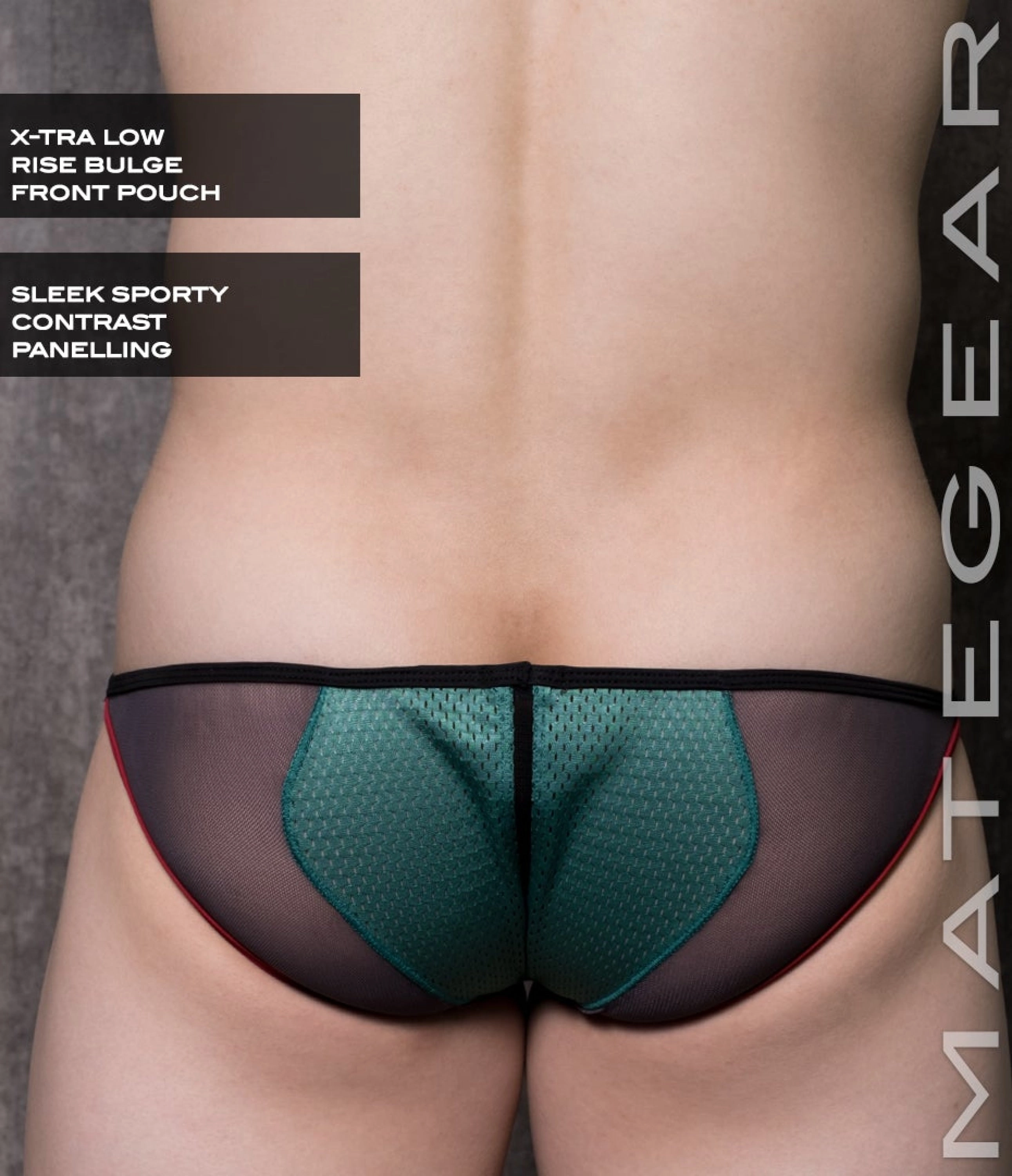 Sexy Mens Swimwear Ultra Swim Pouch Bikini - Bok Chin (Xtra Low Rise V-Front)