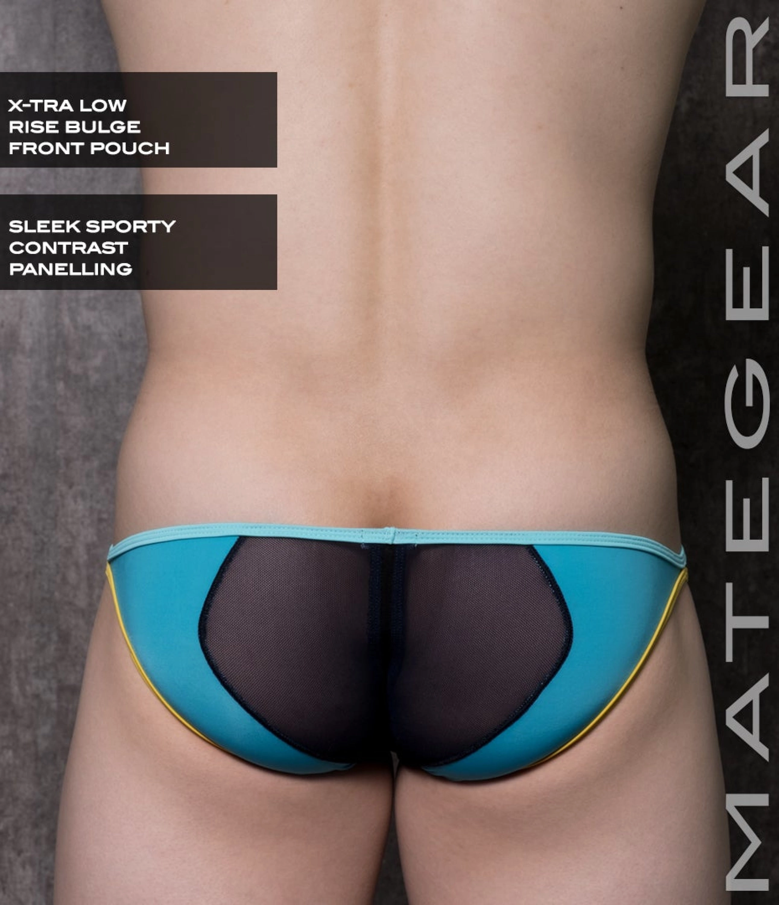Sexy Mens Swimwear Ultra Swim Pouch Bikini - Bok Chin (Xtra Low Rise V-Front)
