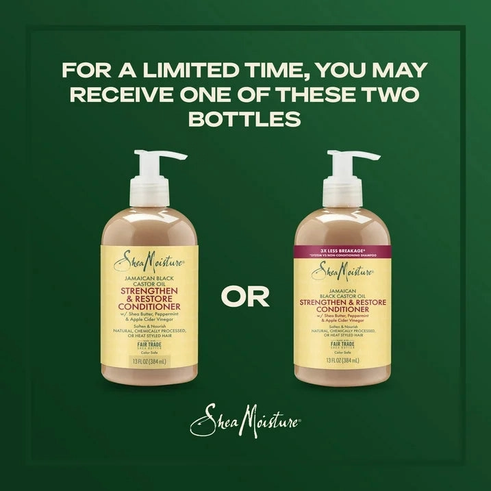 Shea Moisture Jamaican Black Castor Oil Strengthen & Restore Conditioner - Choose Size