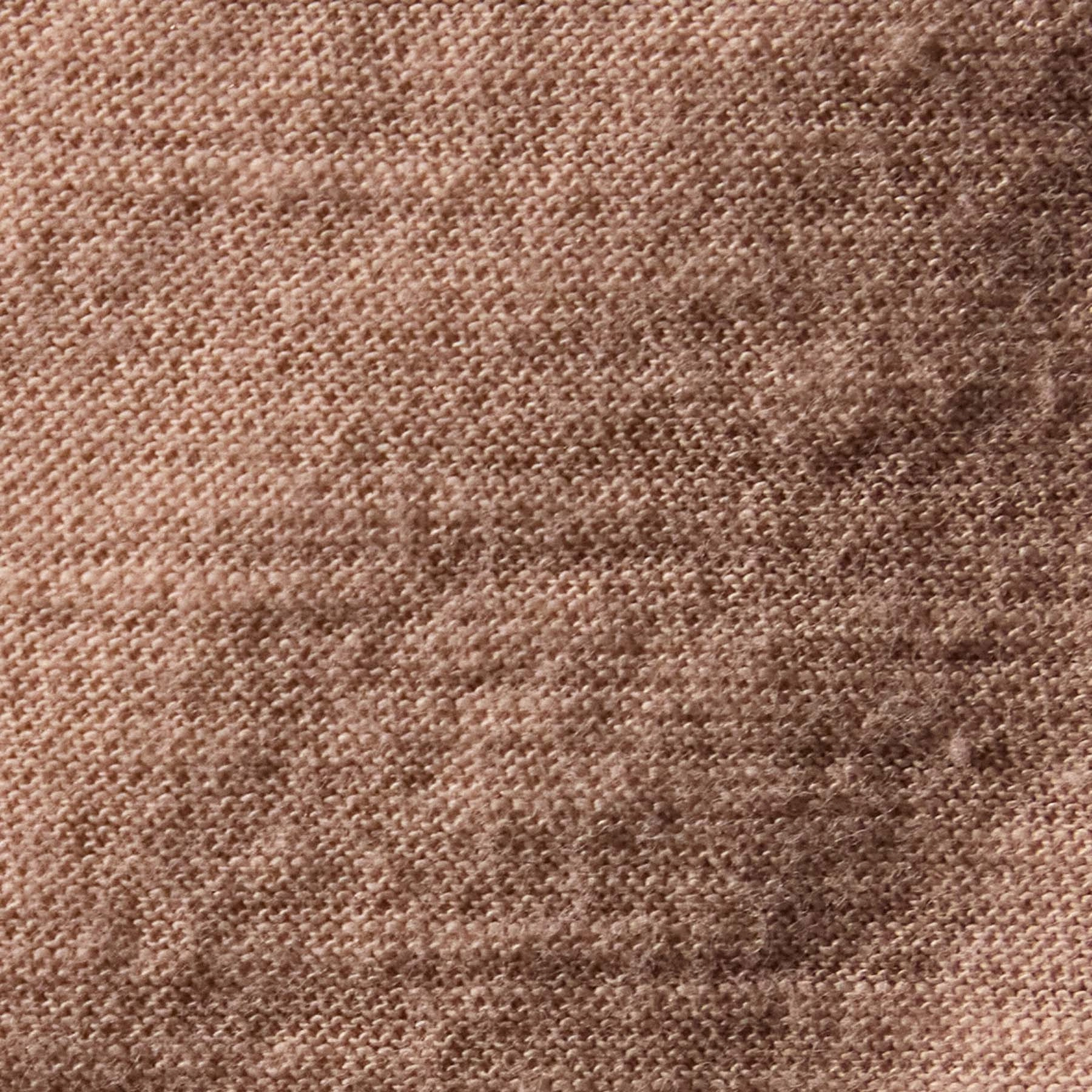Sheer Slub Crew Neck Tee - Rose Nude