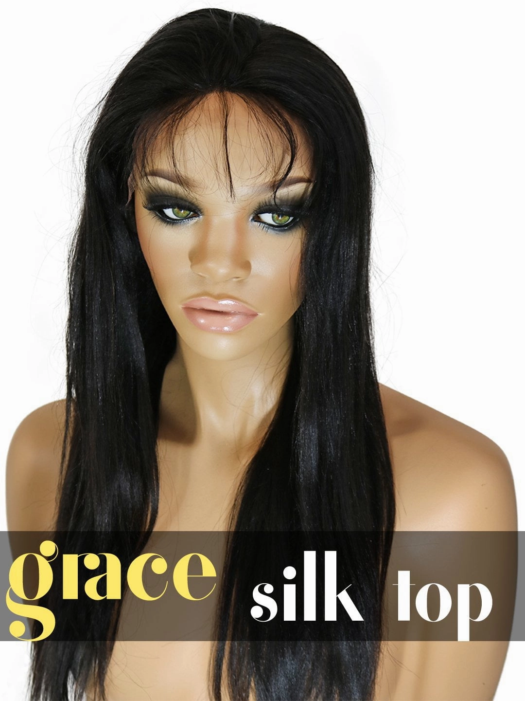 SILK TOP LACE WIG: Yaki Straight