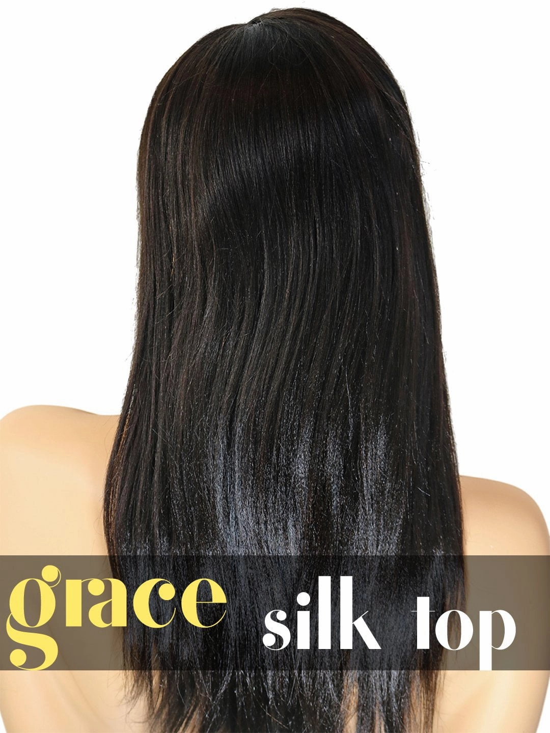 SILK TOP LACE WIG: Yaki Straight