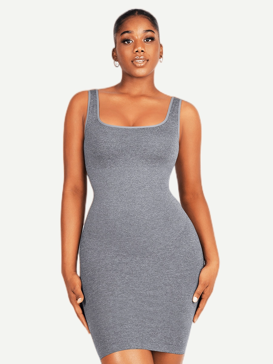 Snatching Square-neck Shaper Dress