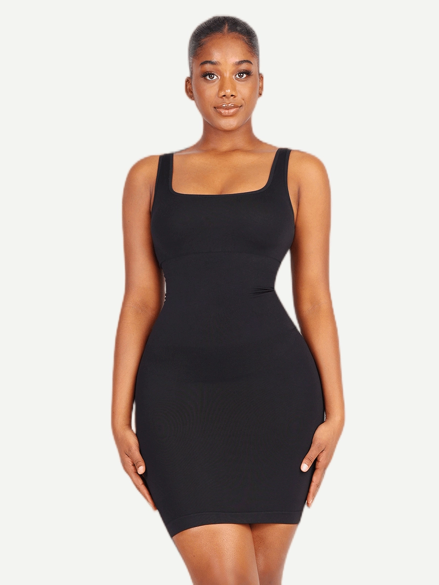 Snatching Square-neck Shaper Dress