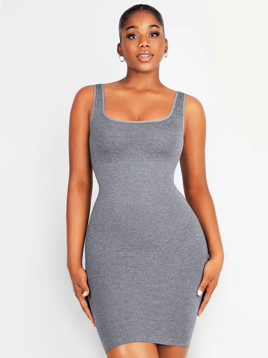 Snatching Square-neck Shaper Dress