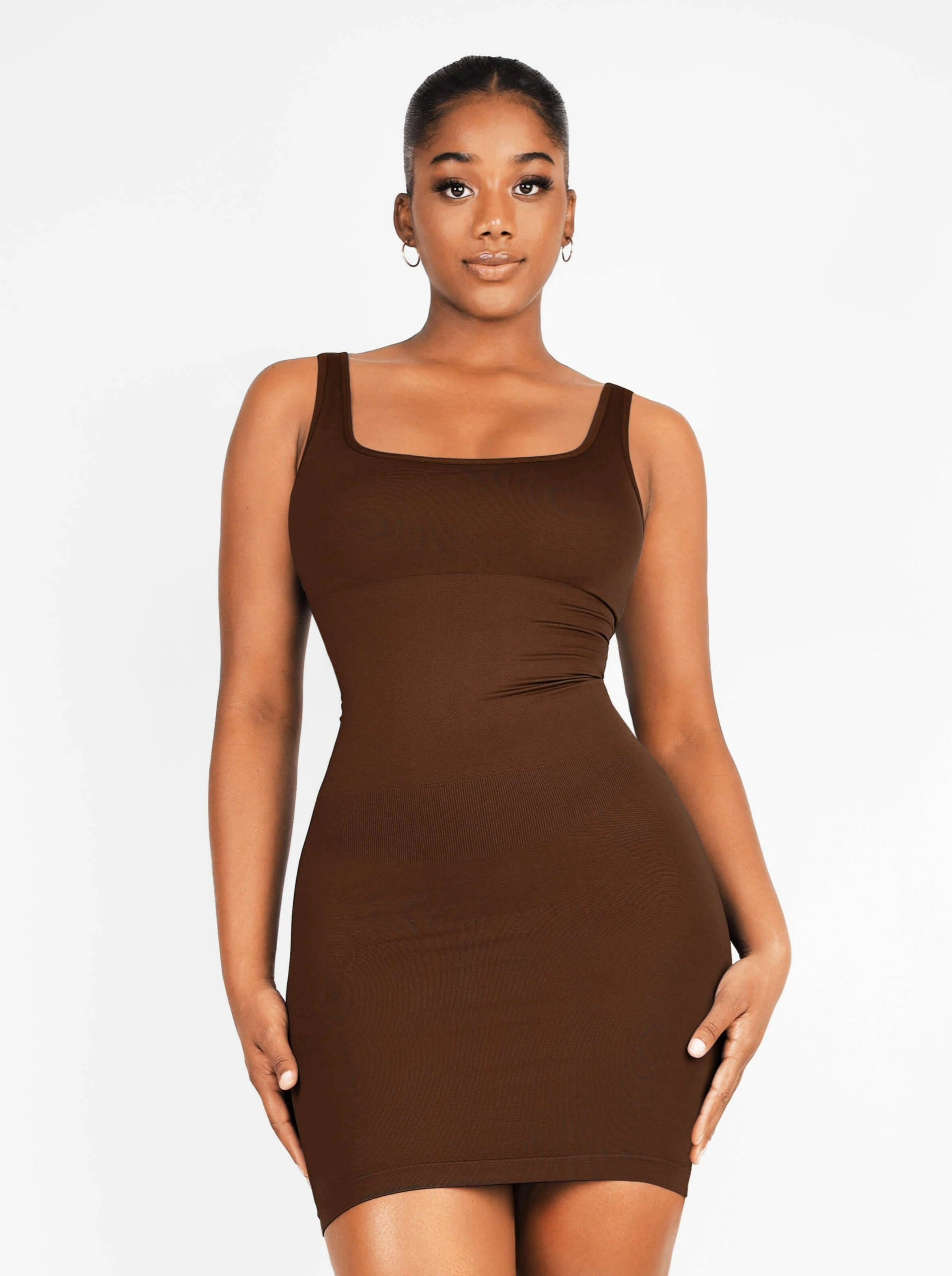 Snatching Square-neck Shaper Dress
