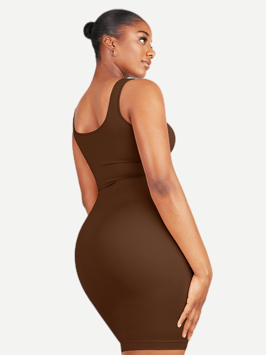 Snatching Square-neck Shaper Dress