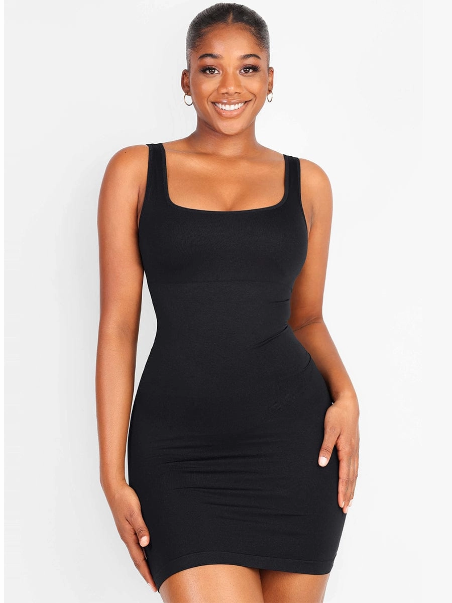 Snatching Square-neck Shaper Dress