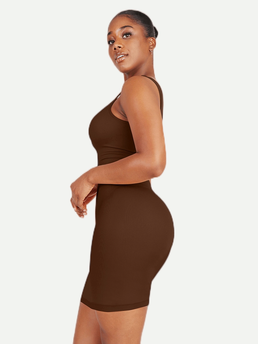 Snatching Square-neck Shaper Dress