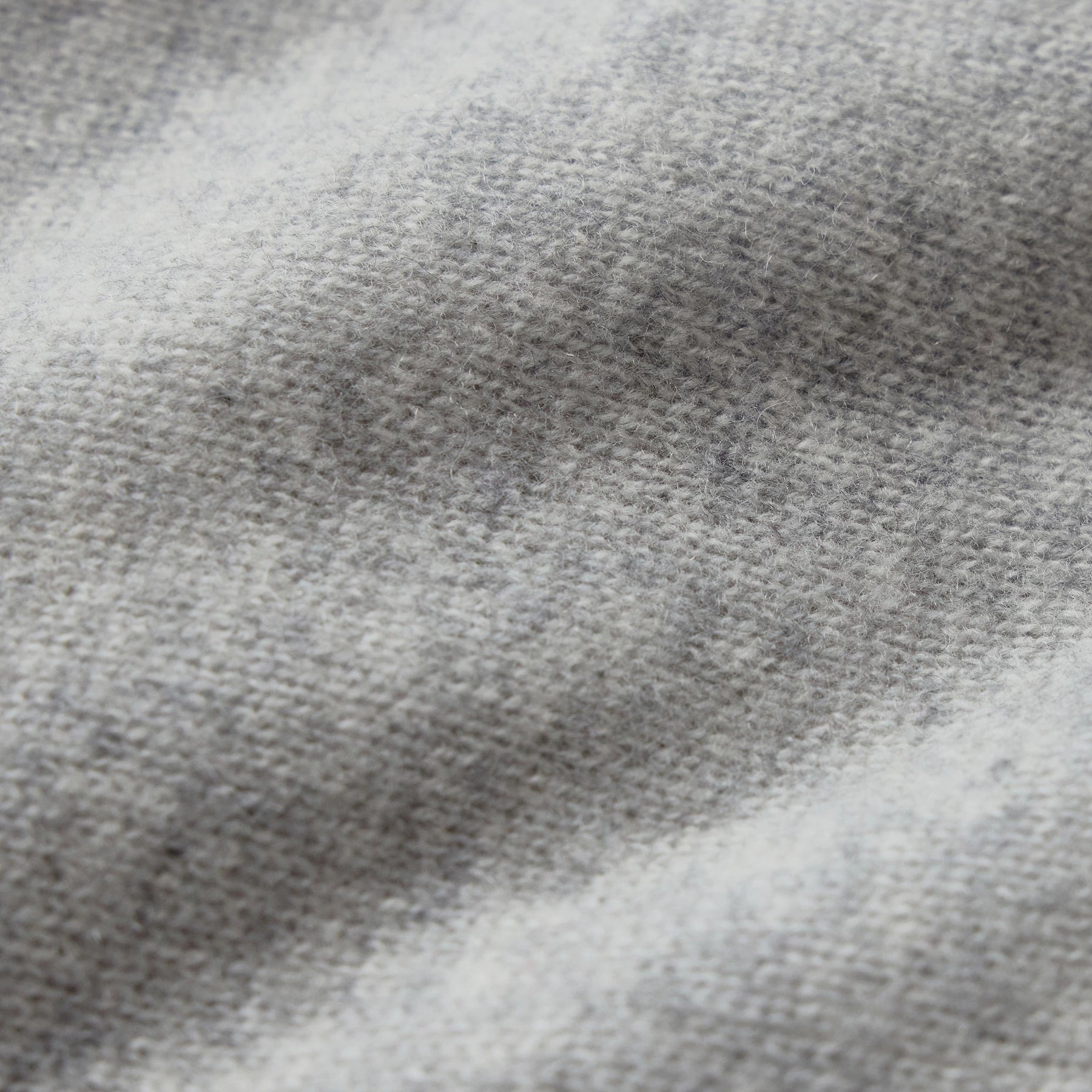 Soft Featherweight Cashmere Crew - Light Heather Grey